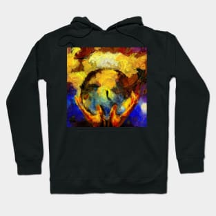 Crystal ball in hands Hoodie